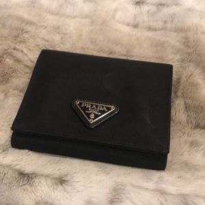 Authentic Prada bi-fold wallet! Only 50!